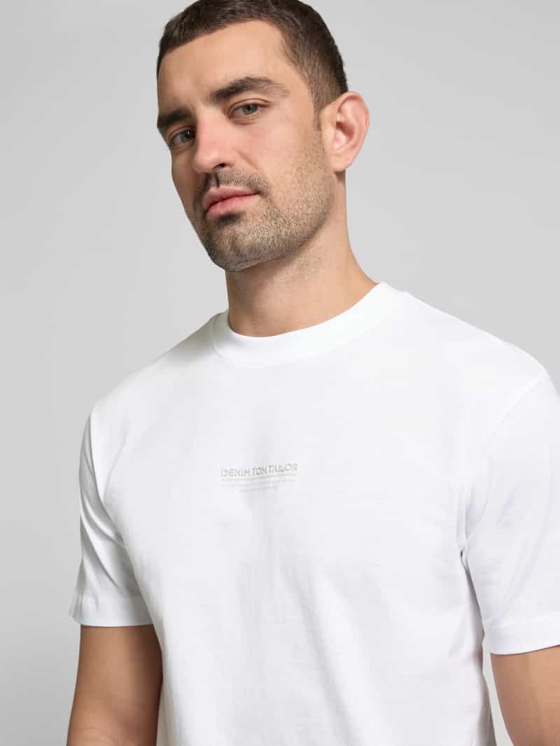 Tom Tailor Denim Regular fit T-shirt van puur katoen