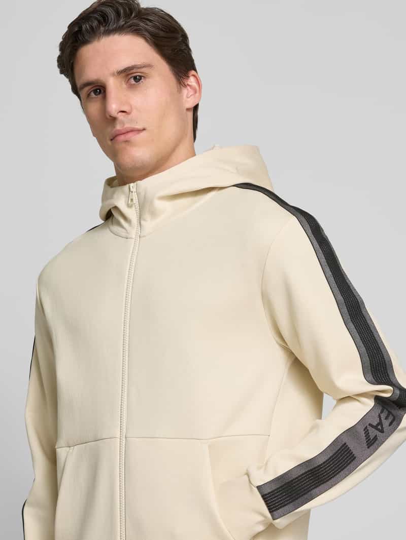 EA7 Emporio Armani Sweatjack met tweewegsritssluiting