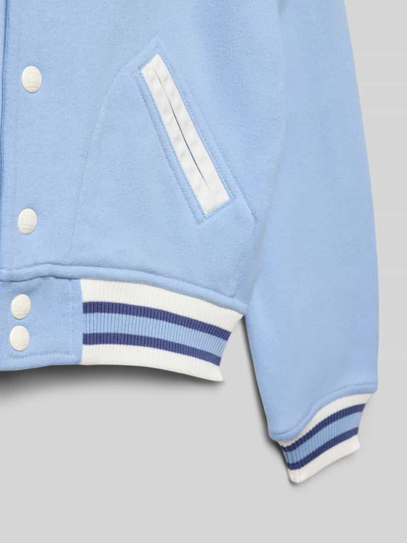 Polo Ralph Lauren Teens Collegejack met platte kraag en labelstitching
