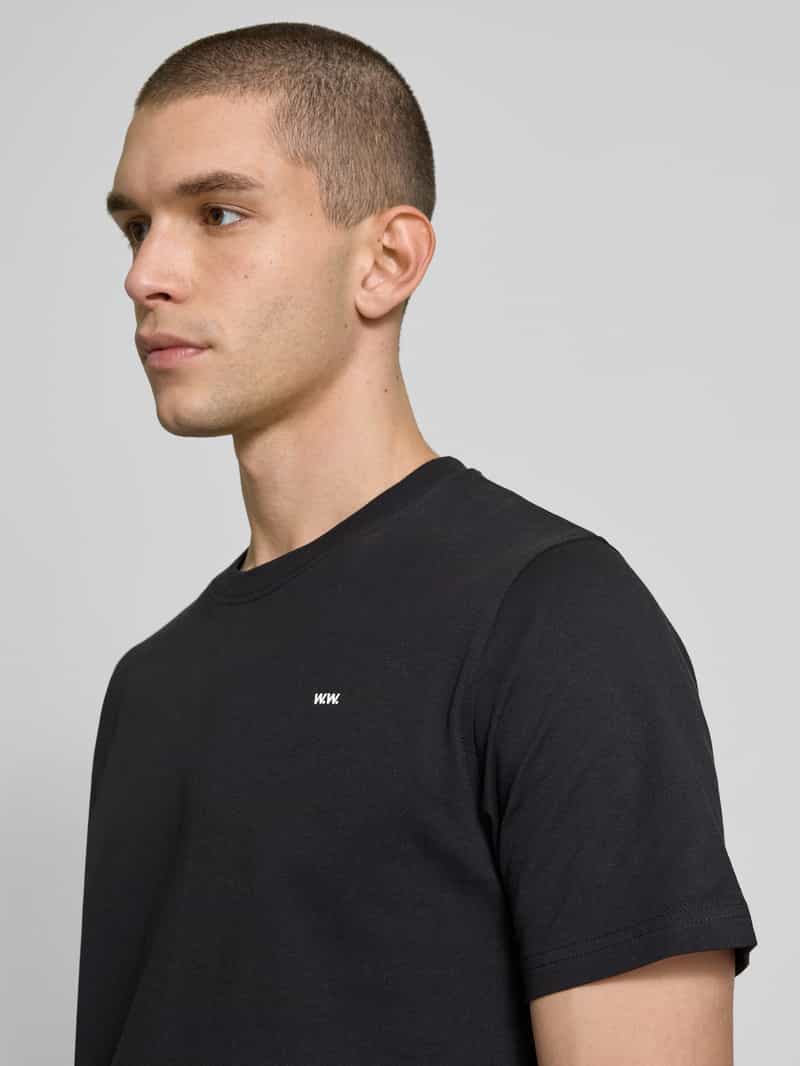 Wood T-shirt van zuiver katoen