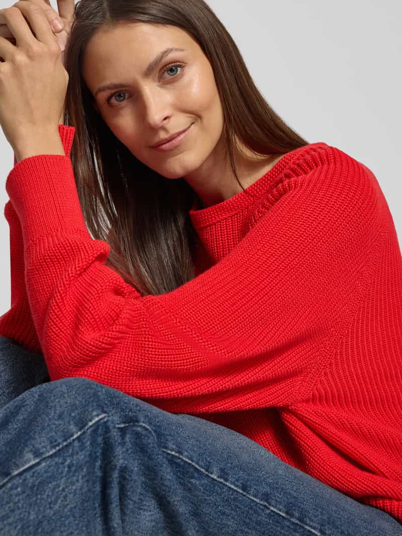 Marc O'Polo Relaxed fit gebreide pulllover van puur katoen