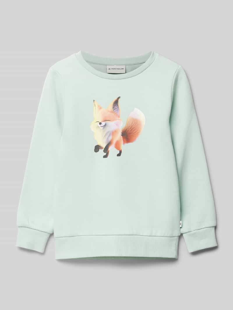 Tom Tailor Regular fit sweatshirt met katoen
