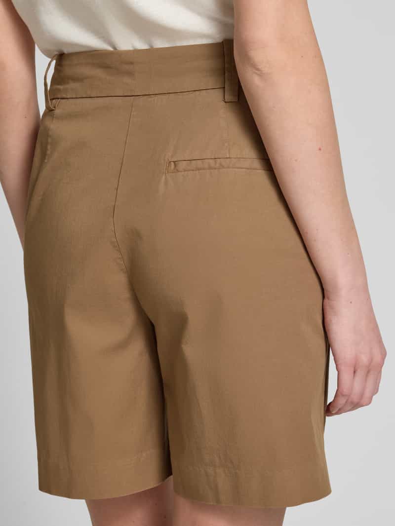 Marc O'Polo Slim fit korte broek van twill