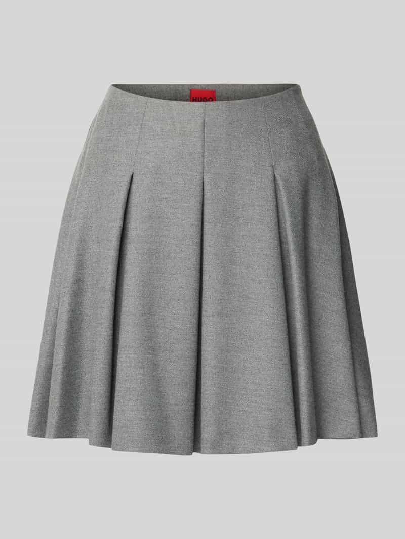 HUGO Regular fit minirok van flanel model 'RADINA'