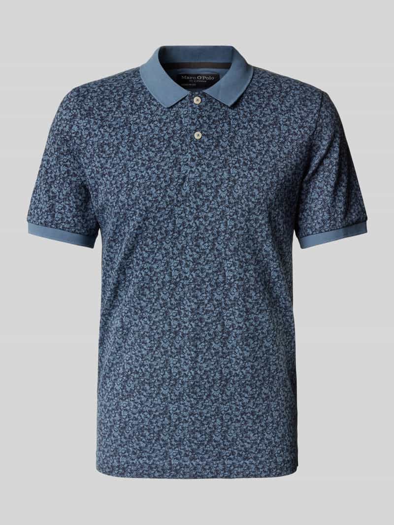 Marc O'Polo Regular fit poloshirt van een mix van katoen en elastaan
