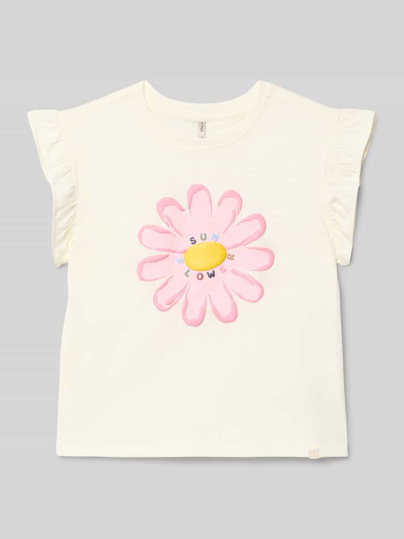 loose fit t-shirt van puur katoen model 'RUTH'