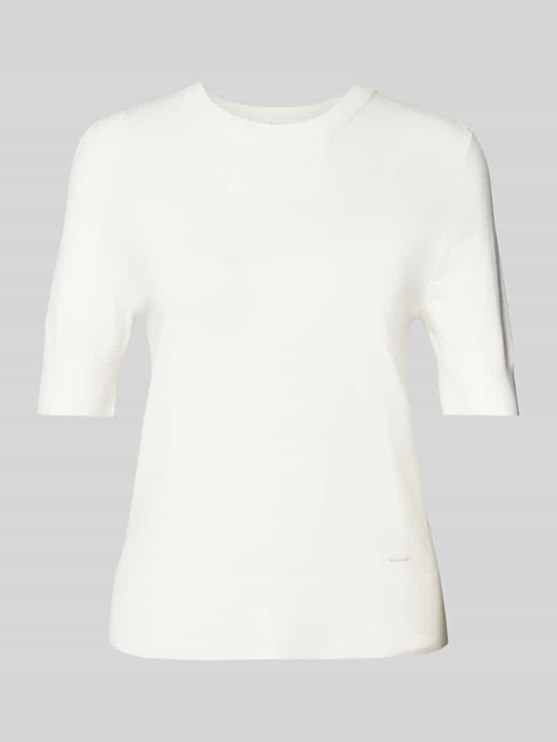 s.Oliver RED LABEL Slim fit gebreide trui van viscosemix