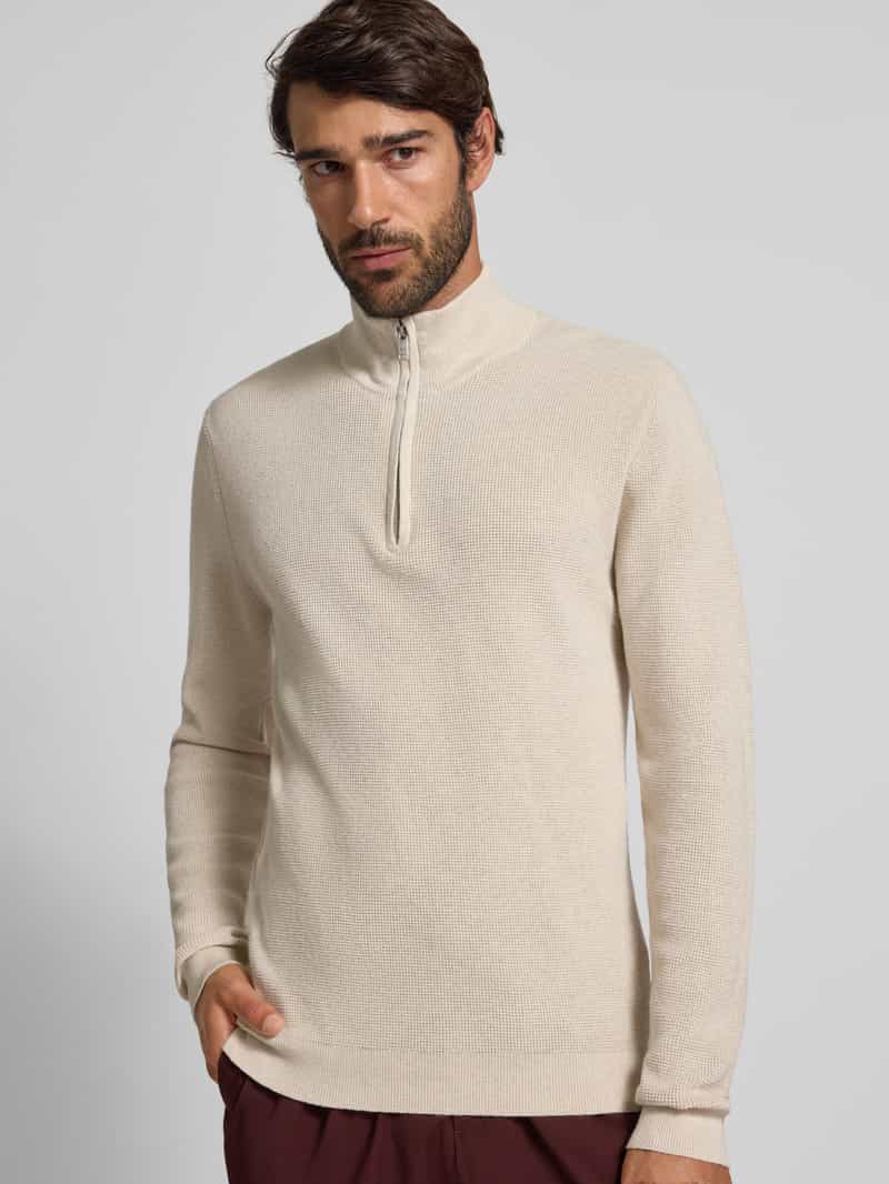 Matinique Gebreide pullover met schipperskraag model 'lagoon'
