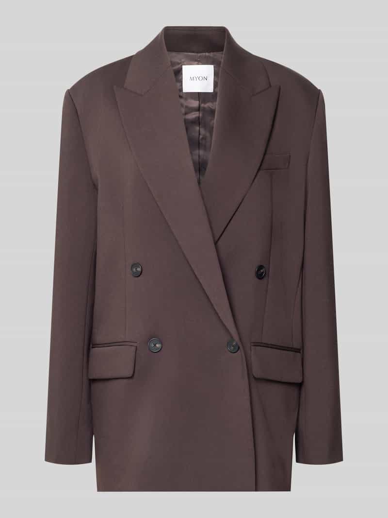 oversized blazer met viscose