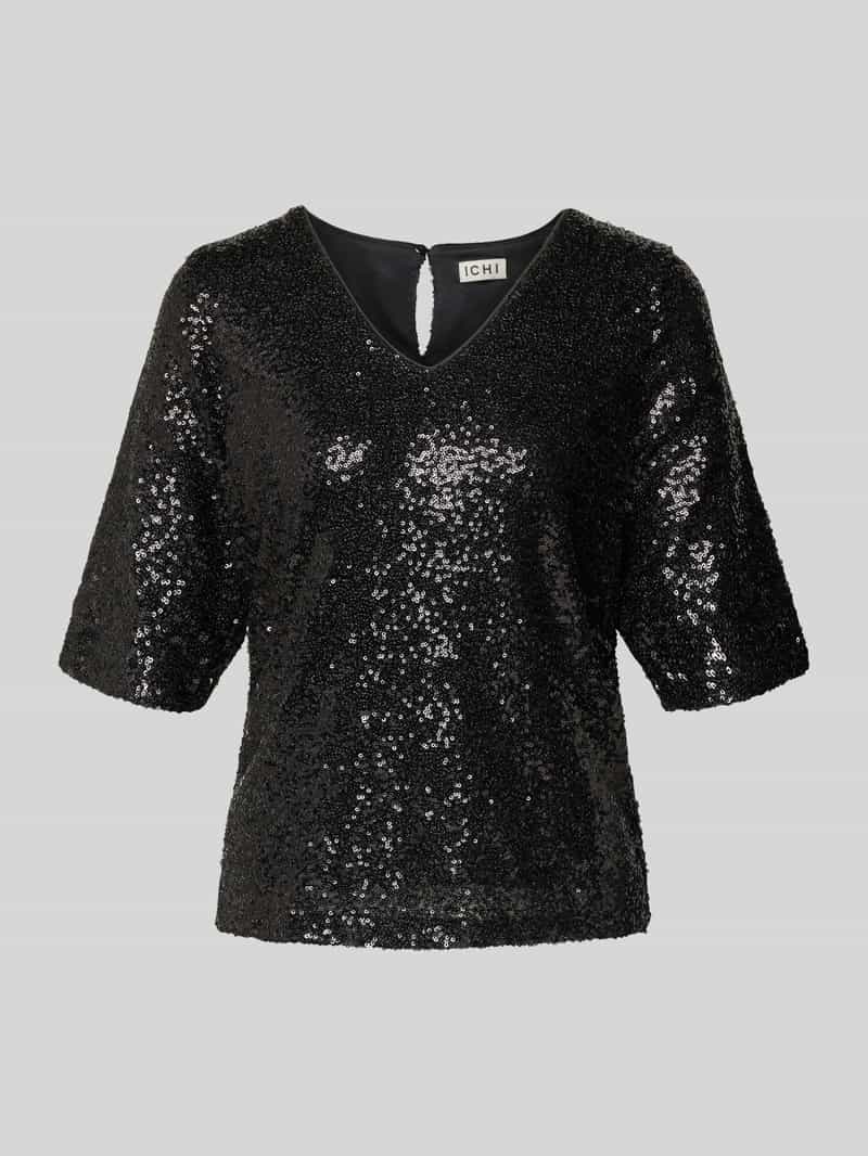 Ichi Blouseshirt met V-hals model 'FAUCA'