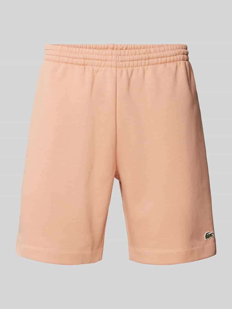 Lacoste Regular fit sweatshorts met elastische band