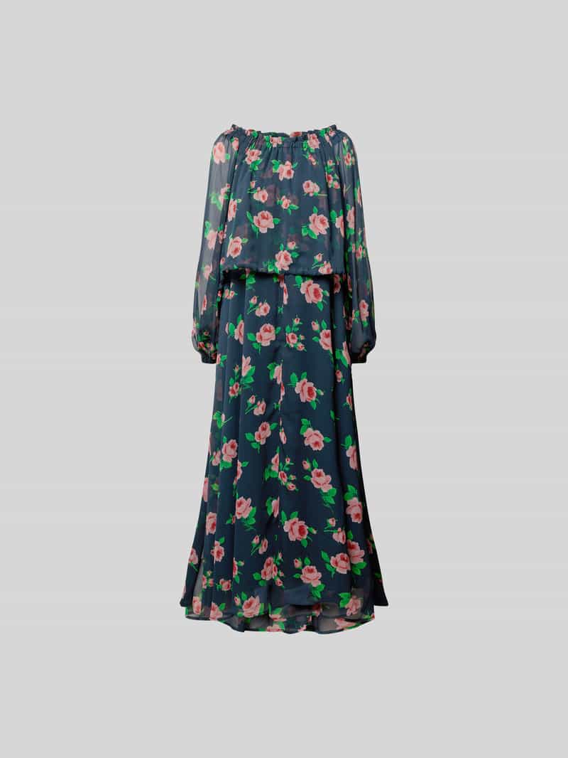 Maxi-jurk met bloemenmotief
