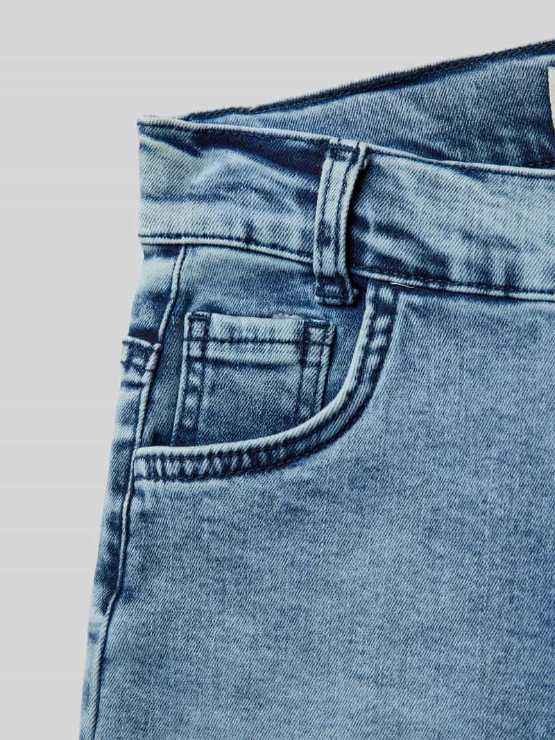 Blue Effect Regular fit korte jeans met labelpatch