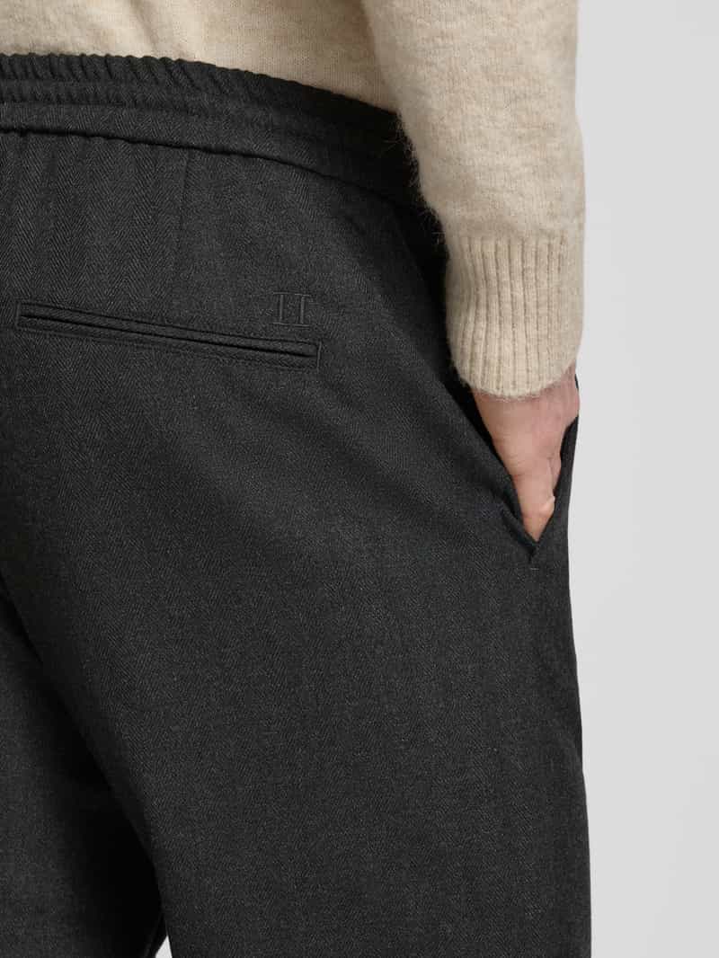 Les Deux Stoffen broek met elastische band