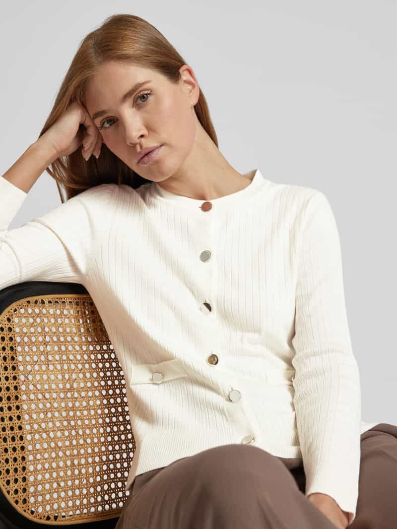 MORE & MORE Cardigan in riblook