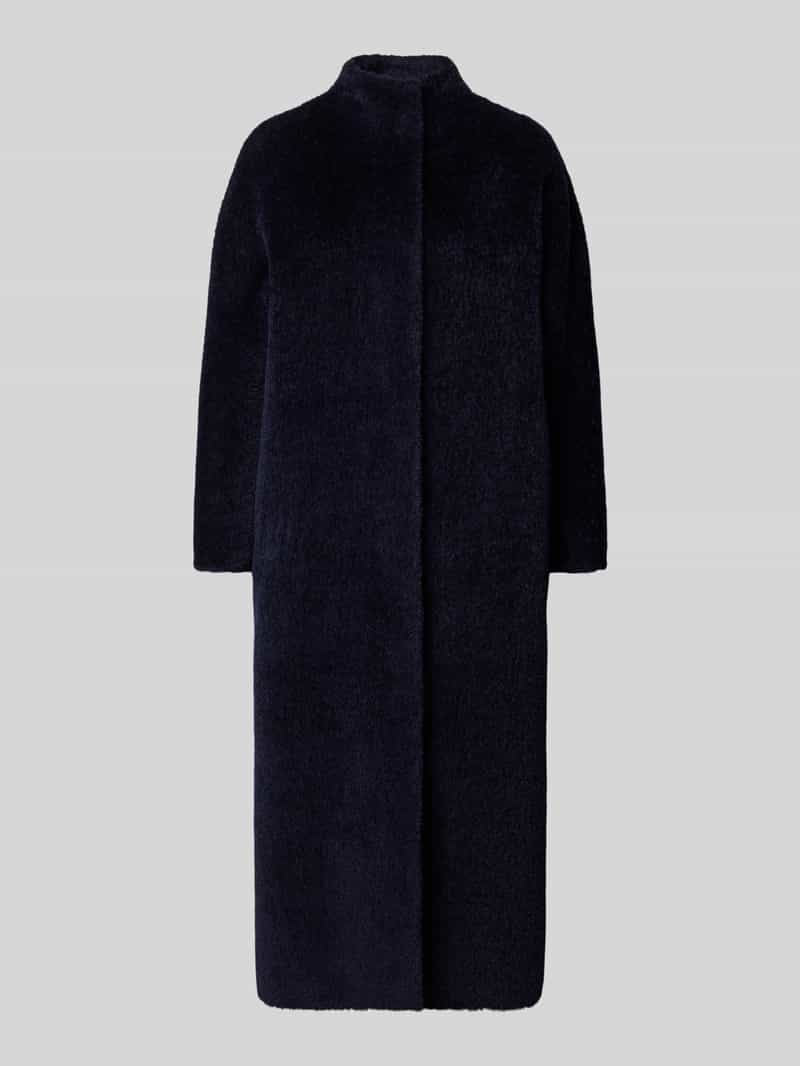 Max Mara Studio Lange wollen jas van alpacamix model 'FERITO'