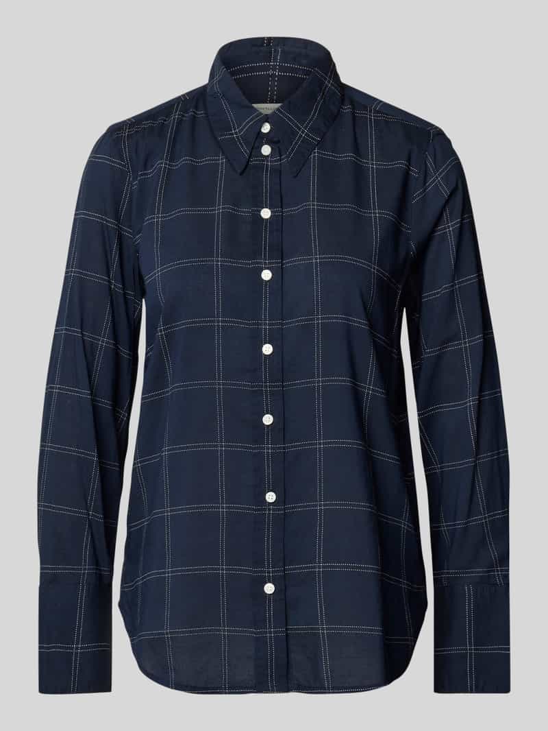 Tom Tailor Regular fit overhemdblouse van katoenmix