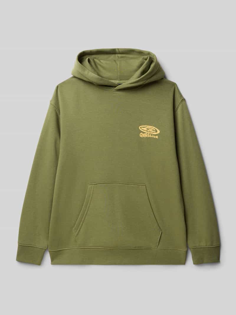 Quiksilver Oversized hoodie met logoprint model 'Salt Water'