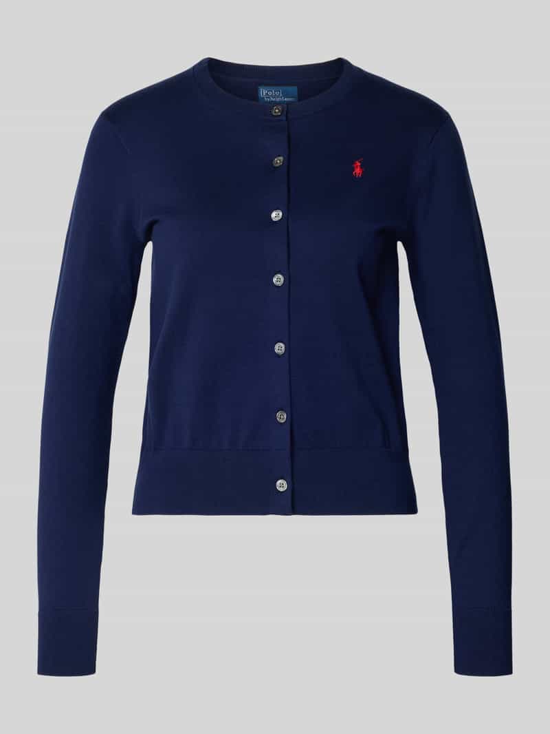 Regular Fit gebreid vest van katoenmix