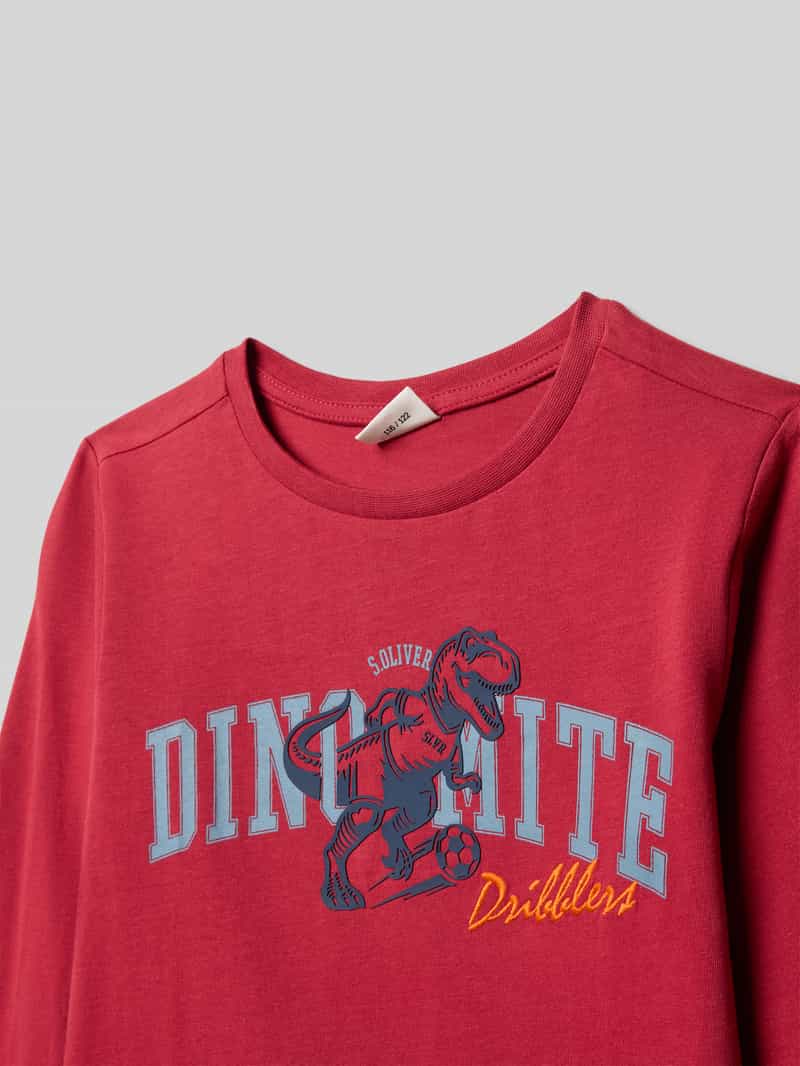 s.Oliver RED LABEL Regular fit shirt met lange mouwen van puur katoen