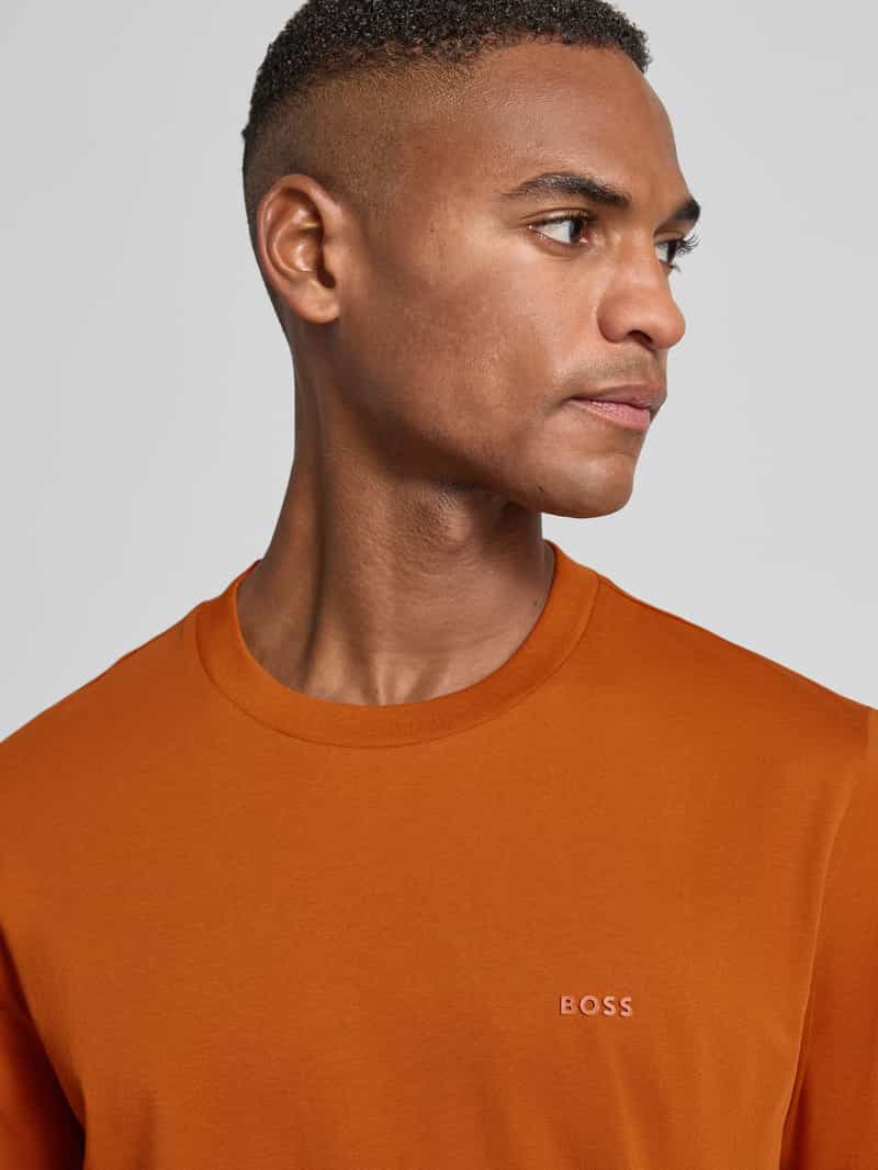 Boss Regular fit T-shirt van puur katoen model 'THOMPSON'