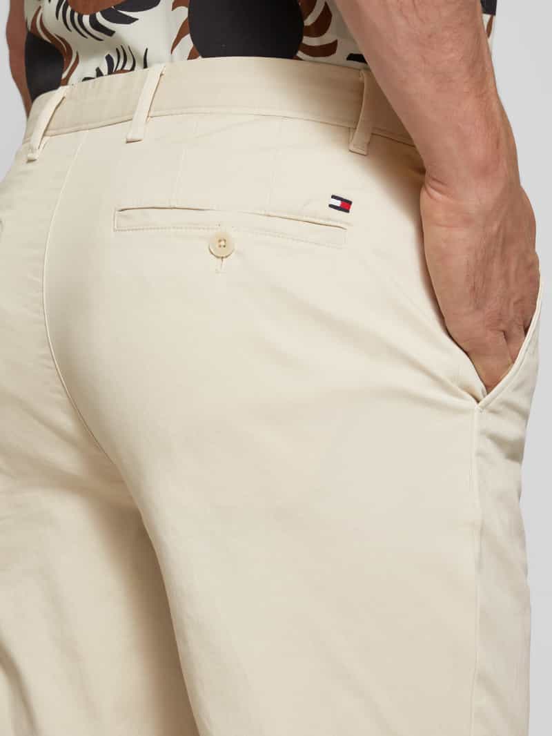 Tommy Hilfiger Stoffen broek met Franse steekzakken model 'DENTON'