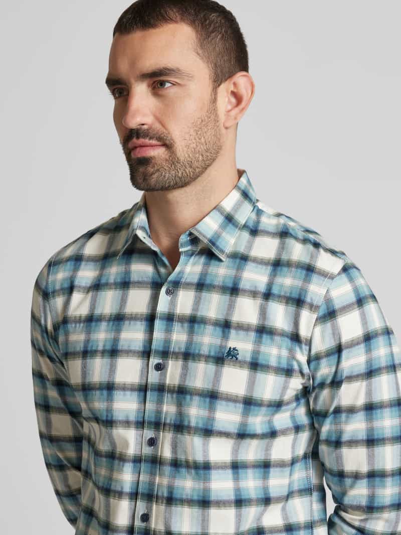 Lerros Regular fit vrijetijdsoverhemd met labelstitching