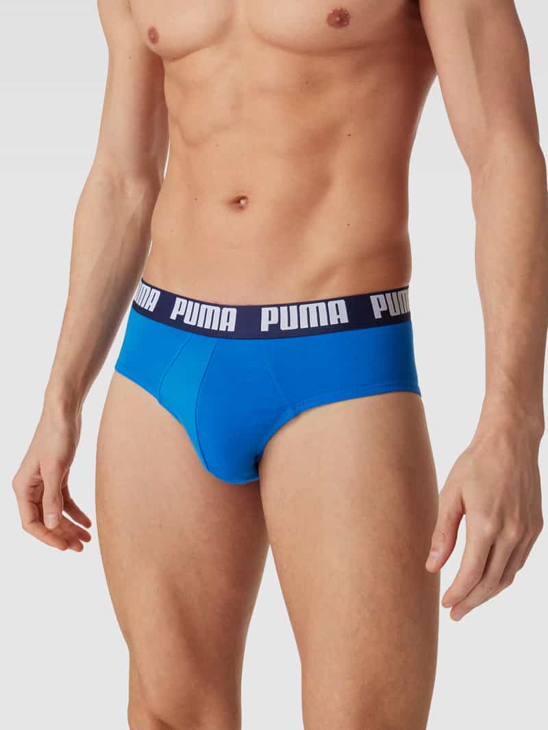 Puma Slip met elastische band met logo in een set van 4 stuks