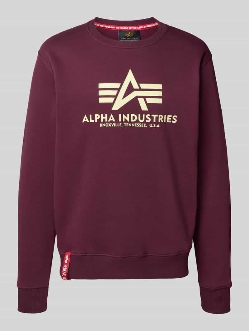 alpha industries Sweatshirt met labelprint