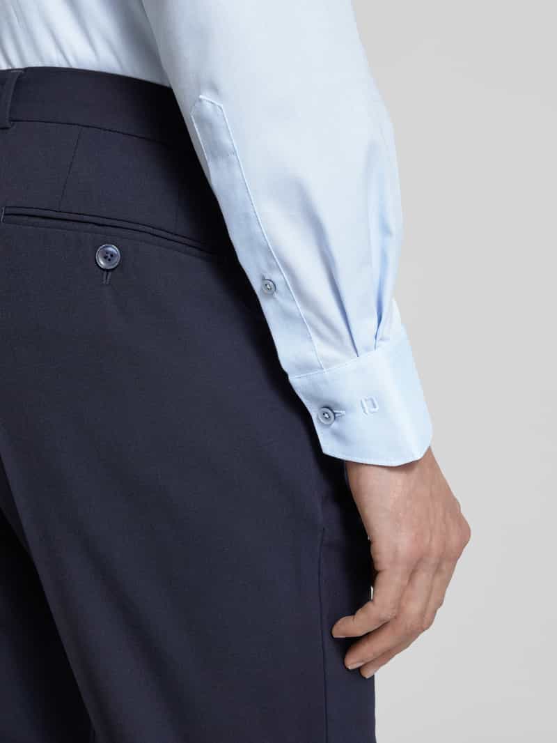 Olymp Regular fit zakelijk overhemd met under-button-downkraag