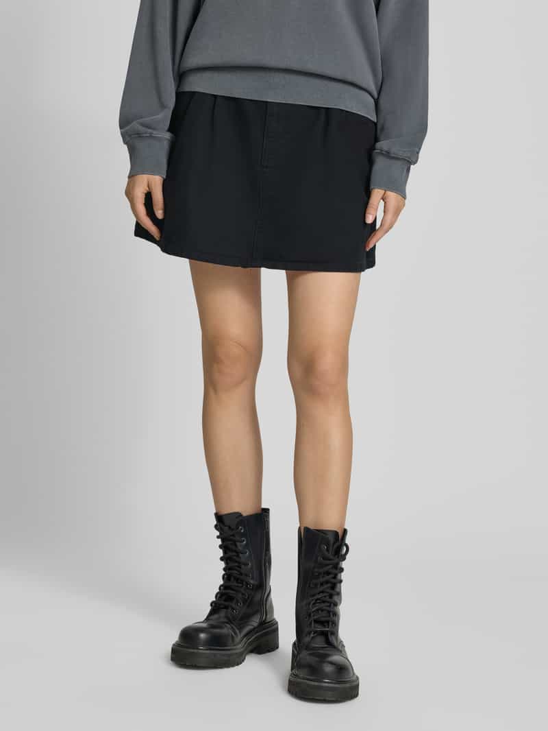 Carhartt Work In Progress Minirok met achterzakken en labeldetail model 'Billie'