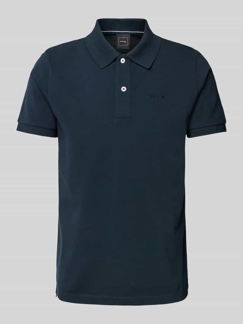 Geox Regular fit poloshirt met polokraag