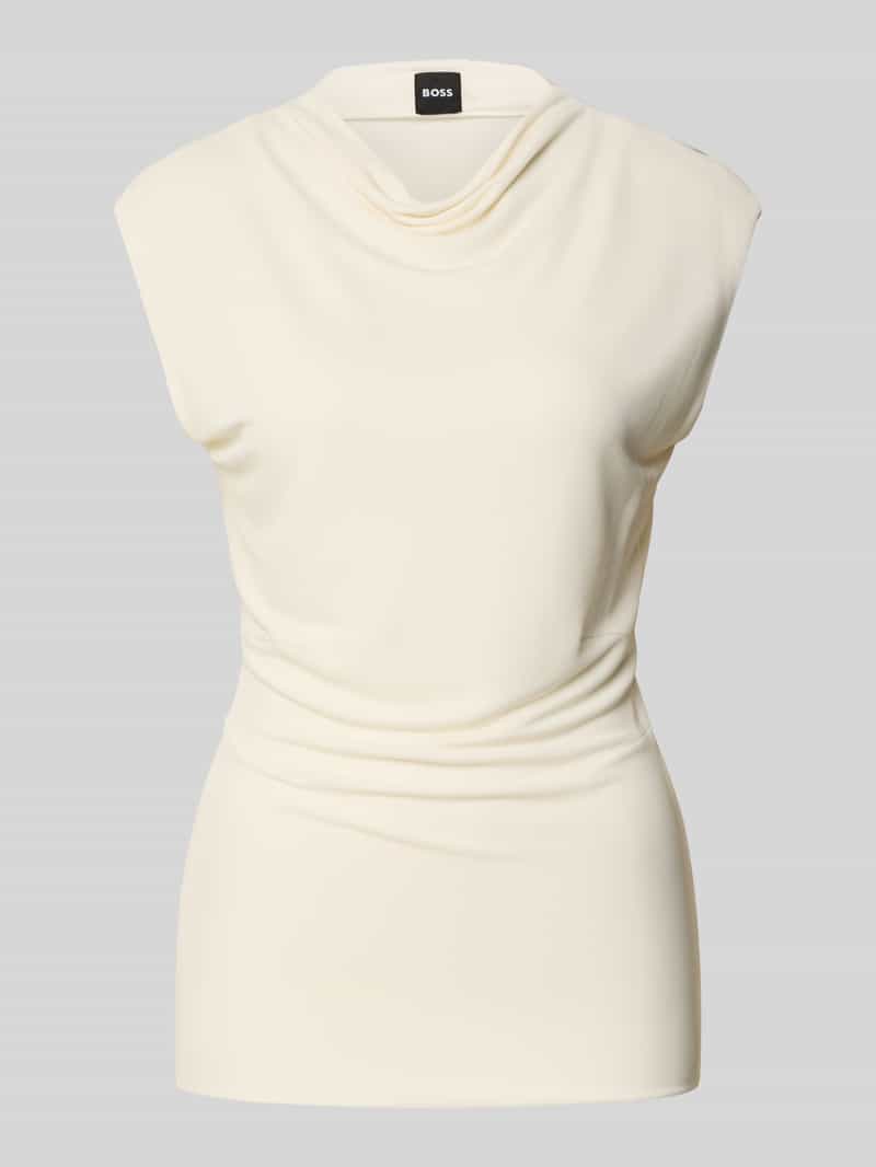 Boss Slim fit top van viscose model 'ALEMMA'