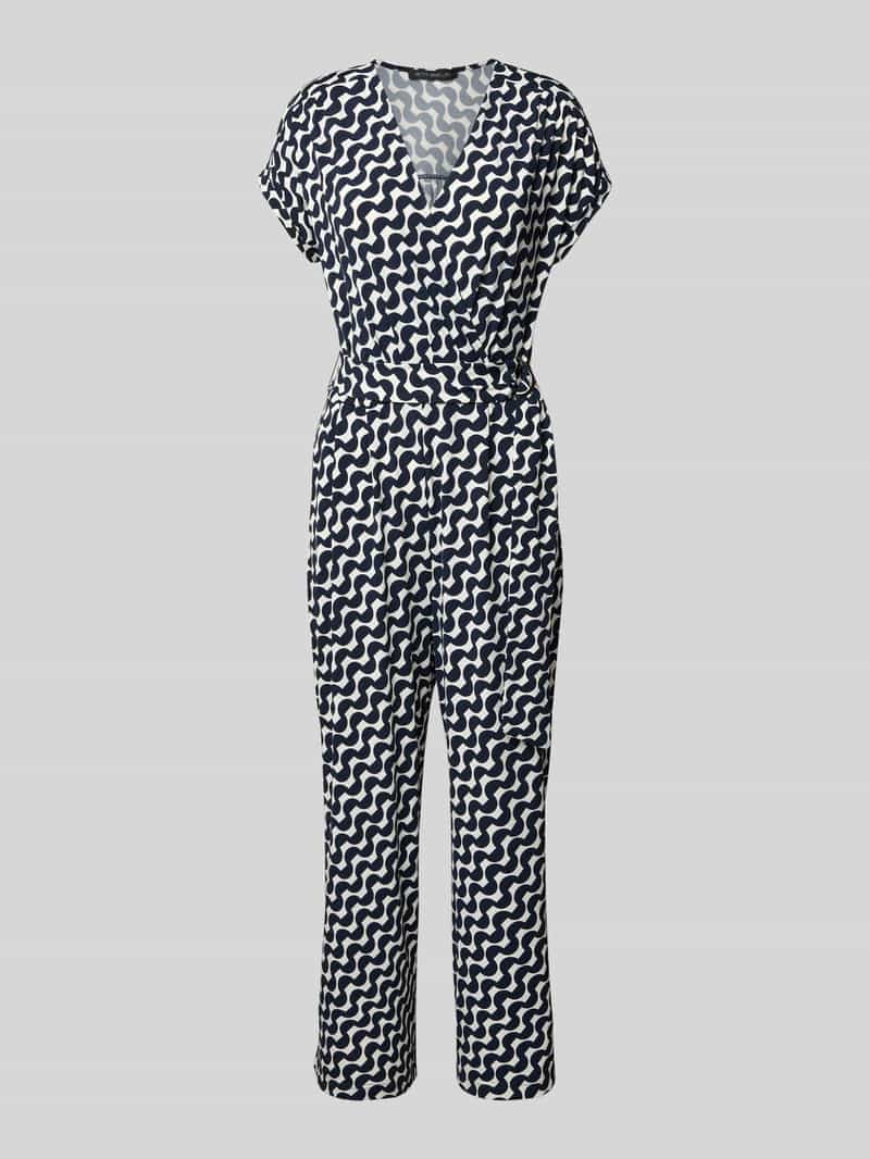Betty Barclay Jumpsuit met V-hals en riem