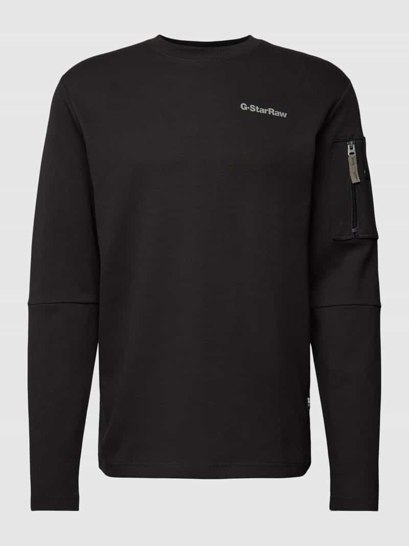 G-Star Raw Shirt met lange mouwen en labelprint