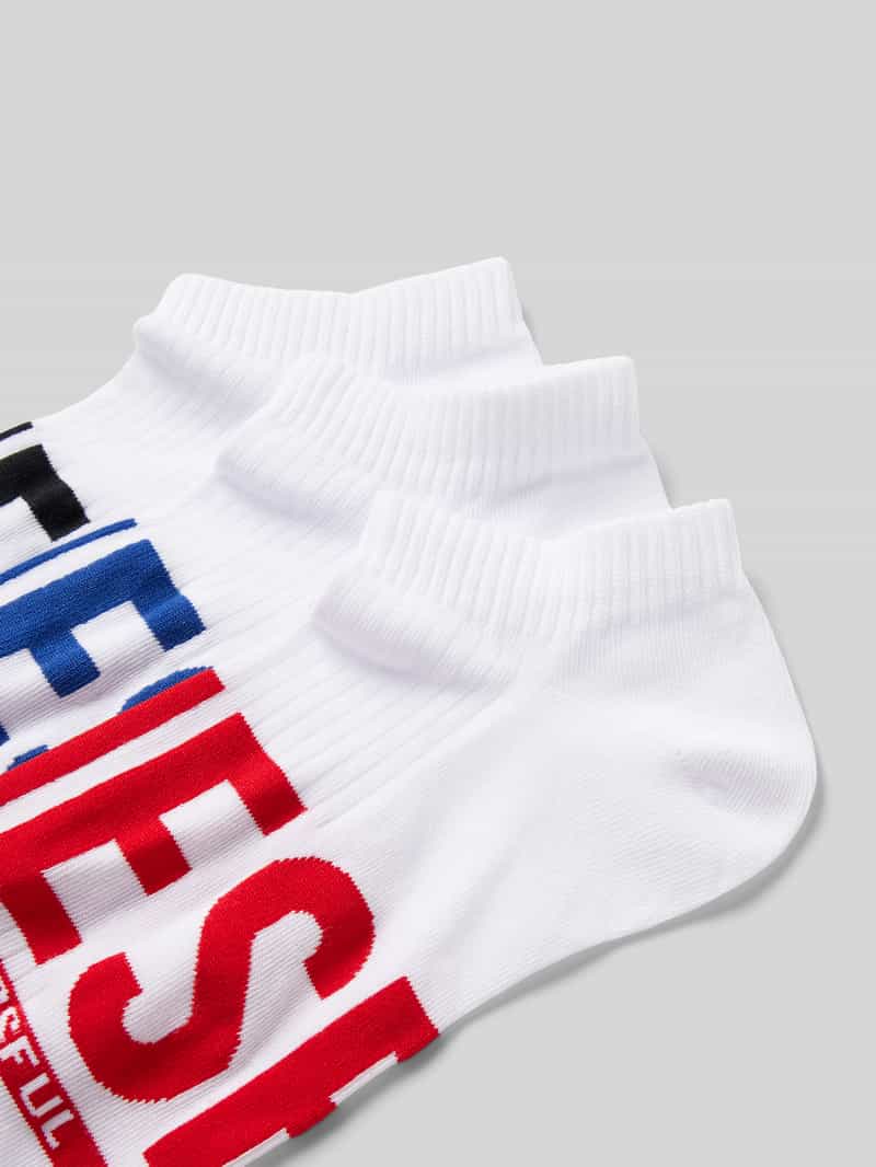 Diesel Sokken met labelprint in een set van 3 paar