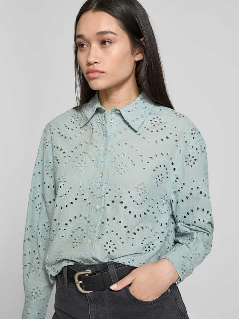 Only Relaxed fit overhemdblouse van puur katoen model 'VALAIS'