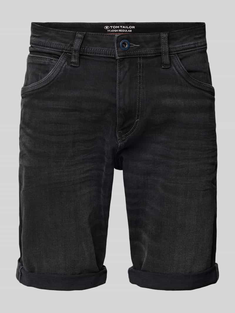 Tom Tailor Regular fit bermuda van katoenmix model 'JOSH'