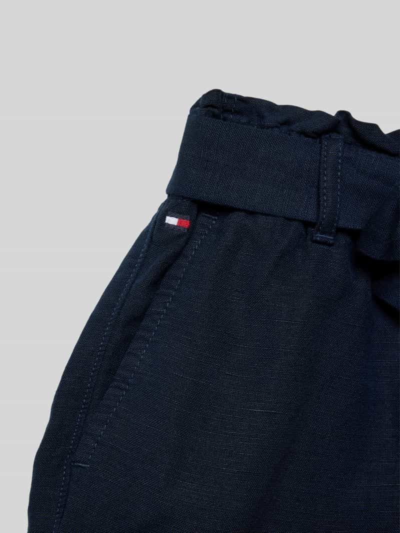 Tommy Hilfiger Teens Korte broek met elastische band en labelstitching