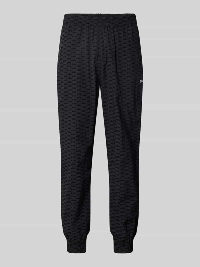BLKVIS Relaxed fit trainingsbroek met labelstitching