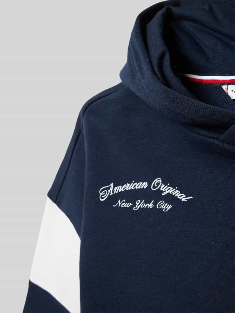 Tommy Hilfiger Teens Regular fit hoodie van katoenmix