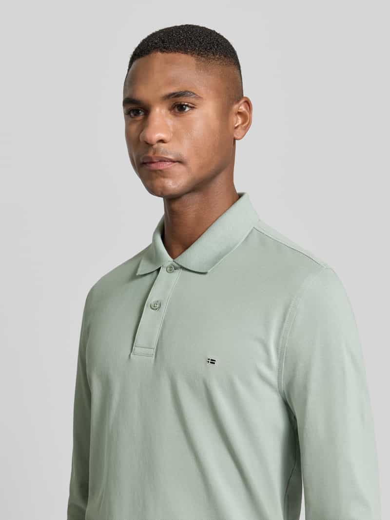 Christian Berg Men Poloshirt met labelstitching