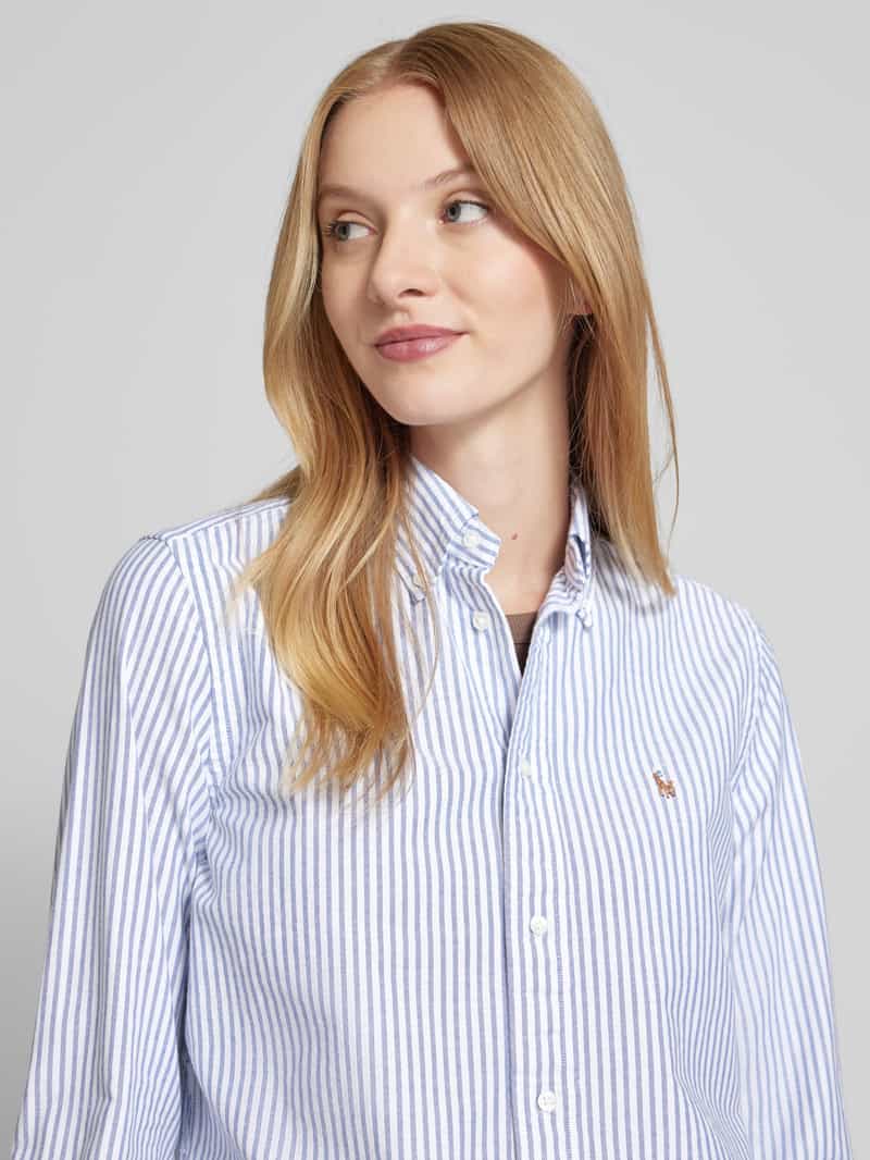 Polo Ralph Lauren Overhemdjurk met logostitching