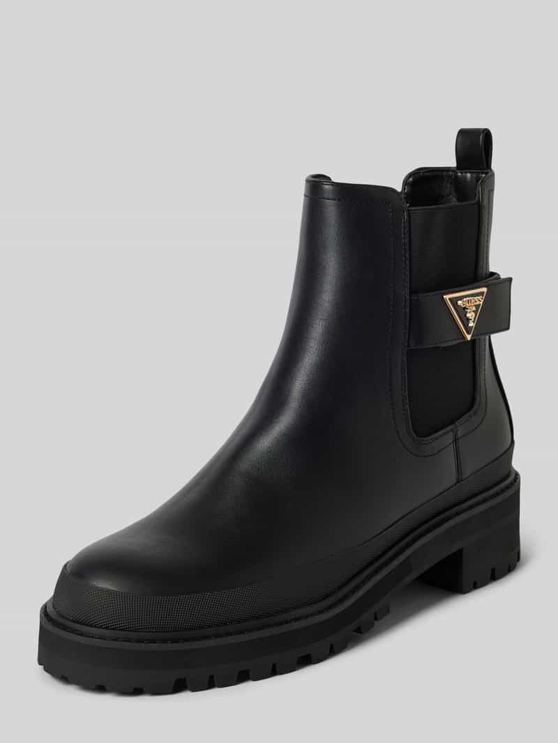 Guess Chelsea boots met logo-applicatie, model 'BENSLY'