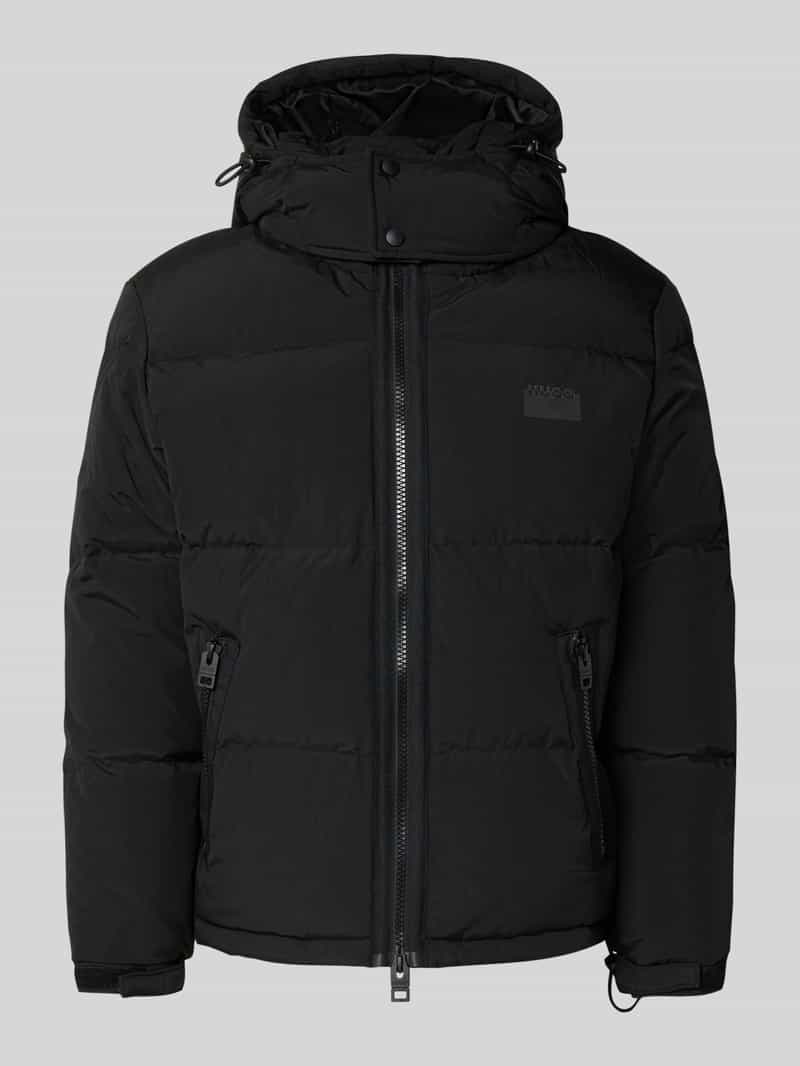 HUGO Regular fit donsjack met afneembare capuchon model 'BIRONO'