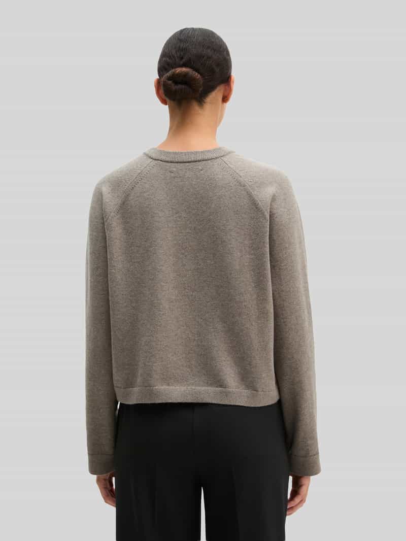 Marc O'Polo Regular fit gebreid jack met raglanmouwen