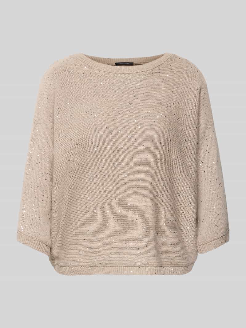 comma Gebreide pullover met 3 4-mouwen