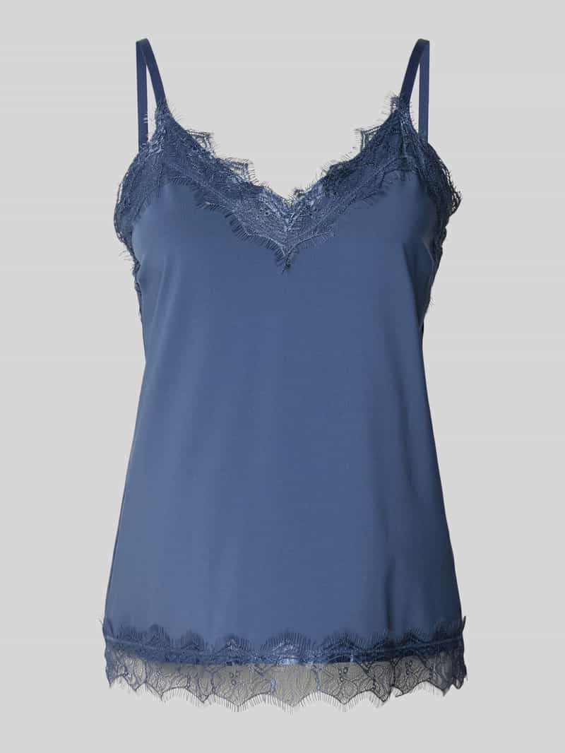 FREE QUENT Top met bandjes en kant model 'BICCO'