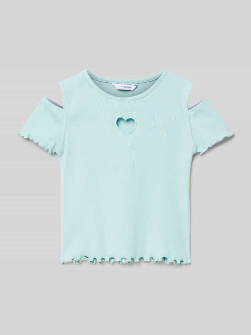 Mayoral T-shirt met cut-outs