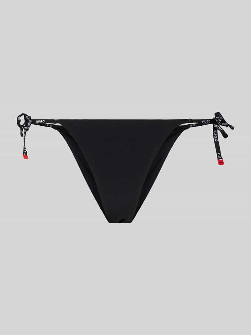 HUGO Bikinibroekje met vetersluiting opzij model 'PURE_SIDE TIE'
